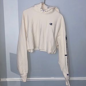 Champion crop top hoodie